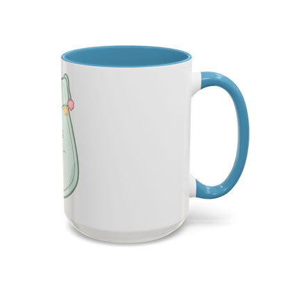 Christmas Snowman Accent Coffee Mug, Cute Holiday Gift