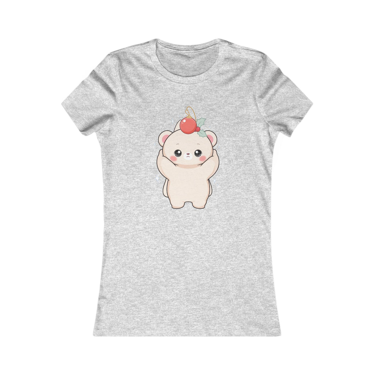 Kawaii Christmas Polar Bear Women's Tee