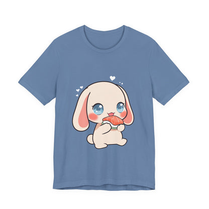 Kawaii Sushi Bunny T-Shirt for Cute Foodie Fans