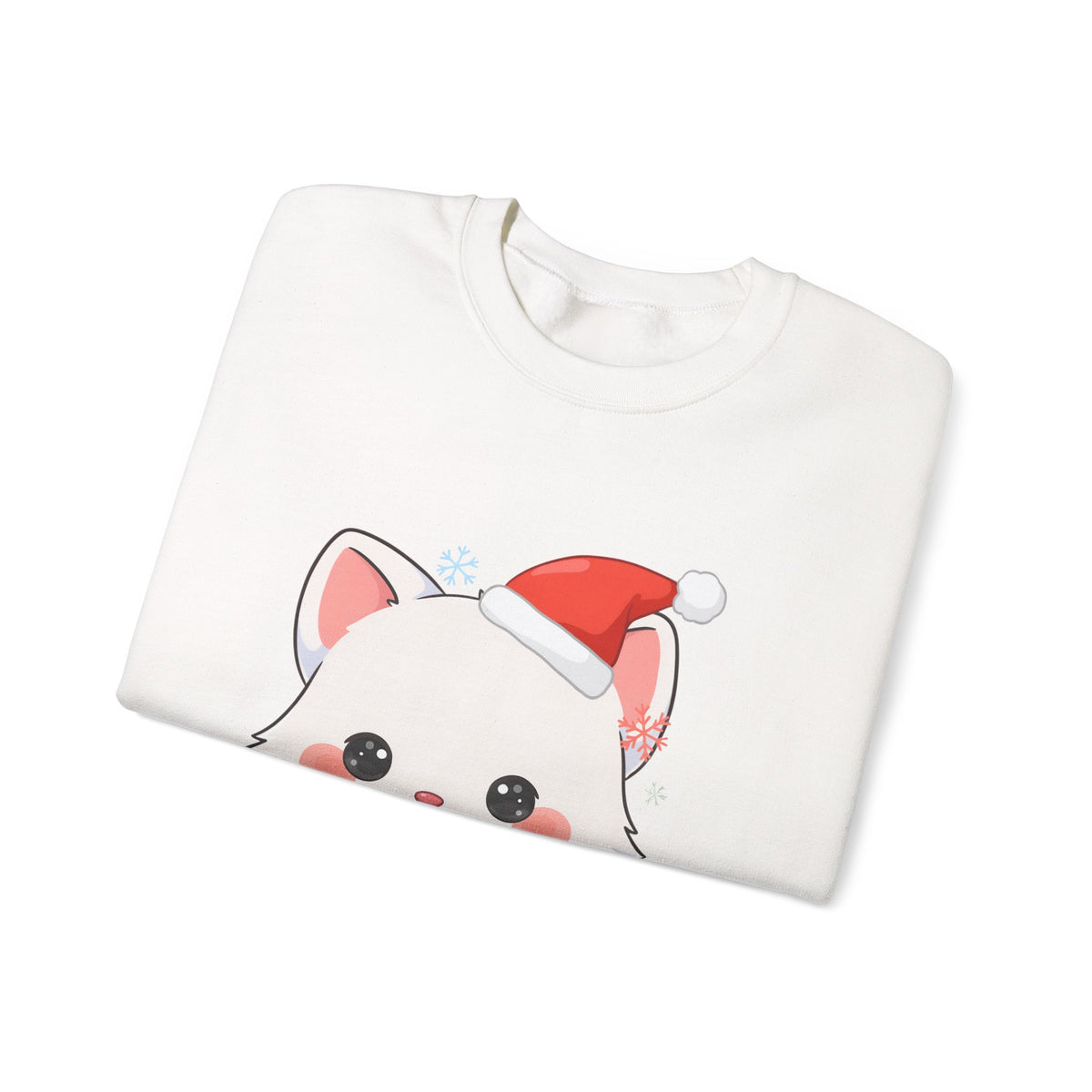 Christmas Arctic Fox Sweatshirt for Kawaii Holiday Fans