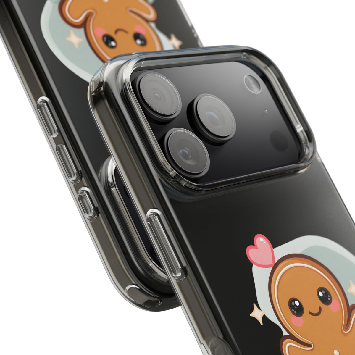 Gingerbread Man Phone Case – Kawaii Holiday Gift