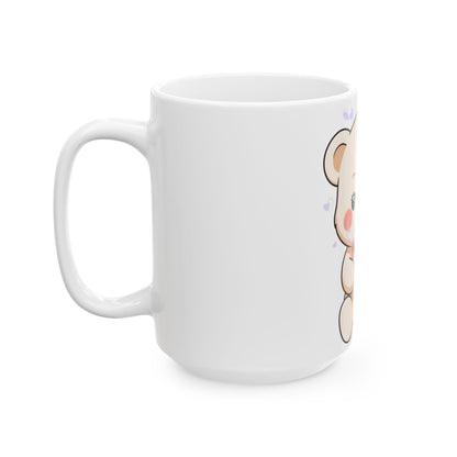Hot Cocoa Bear Mug, Cute Winter Gift for Cozy Sips