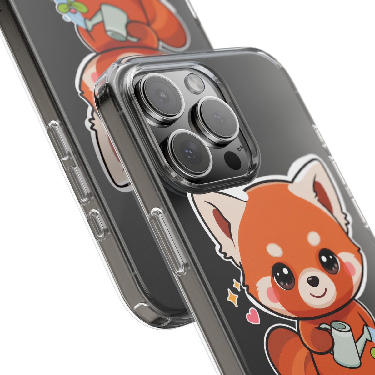 Red Panda Phone Case, Cute Plant Lover Gift