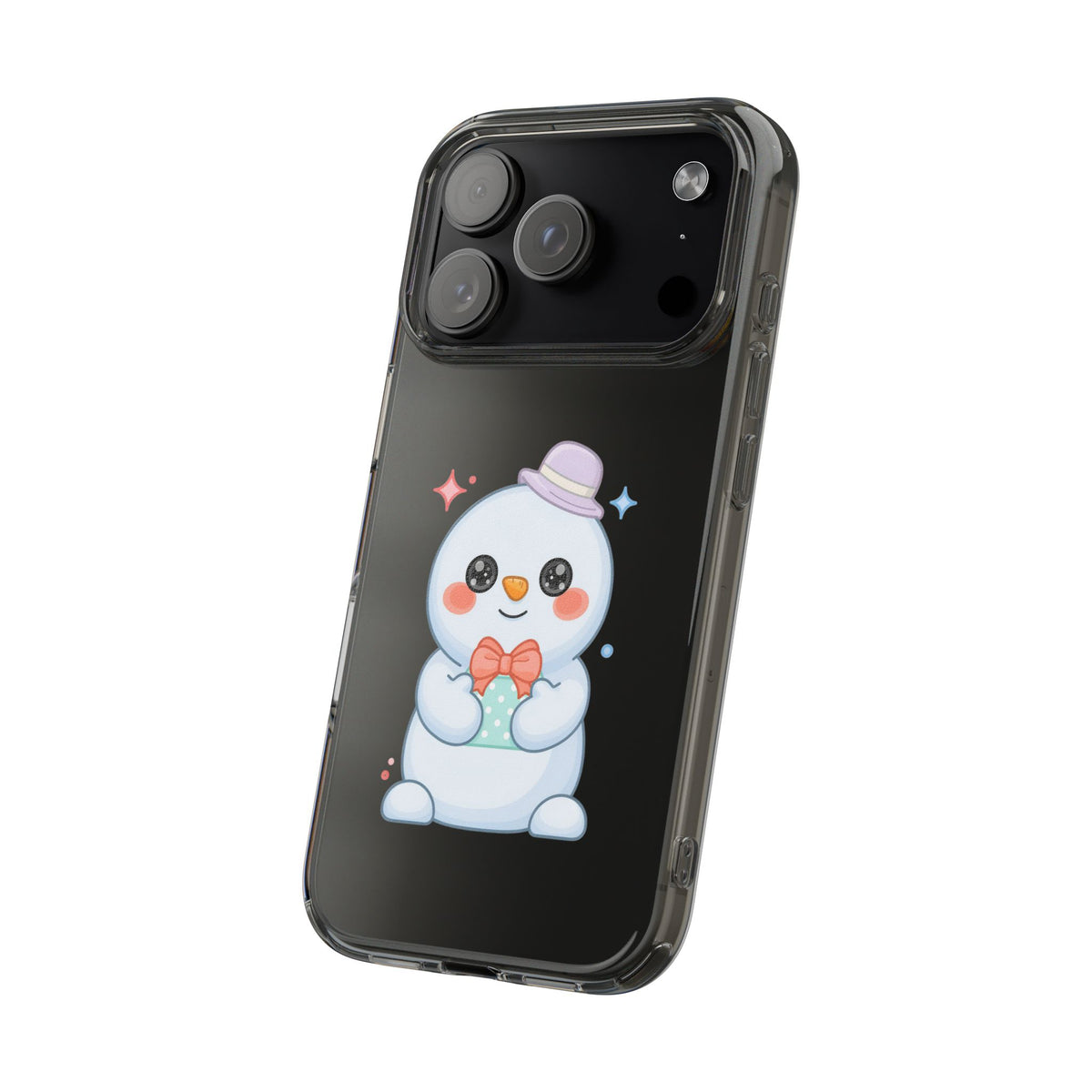 Kawaii Snowman Phone Case for Cheerful Winter Days