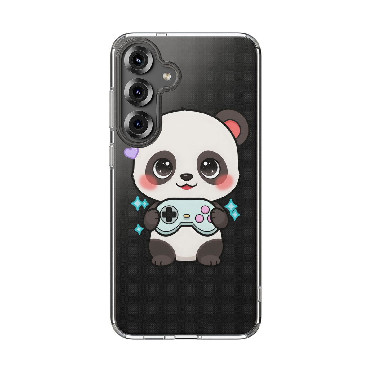 Gamer Panda Clear Impact-Resistant Phone Case