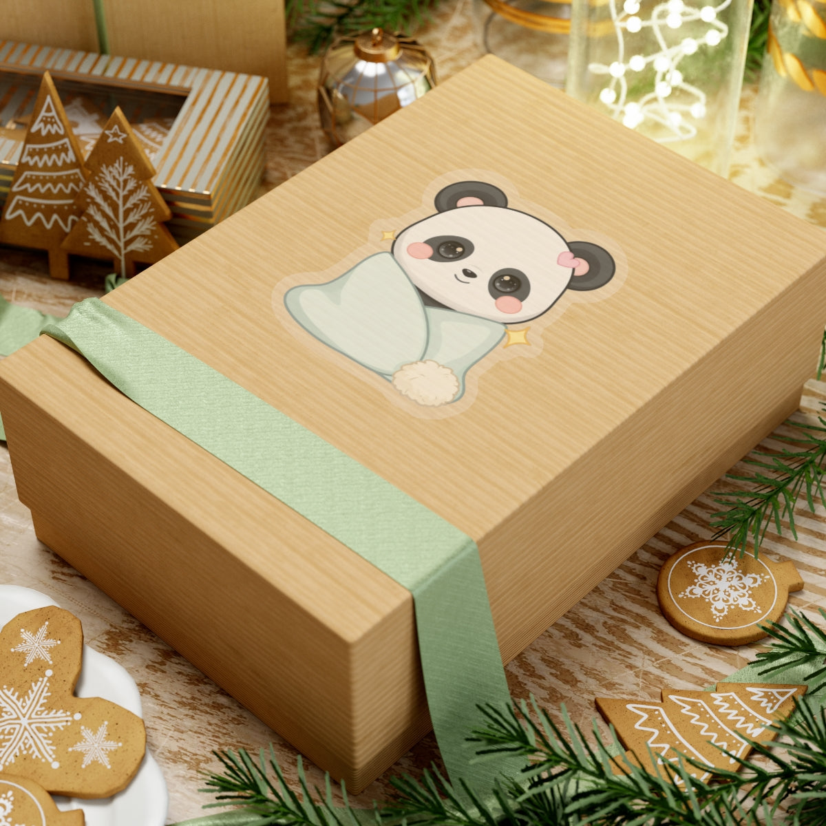 Kawaii Panda Sticker for Cozy Cute Decor