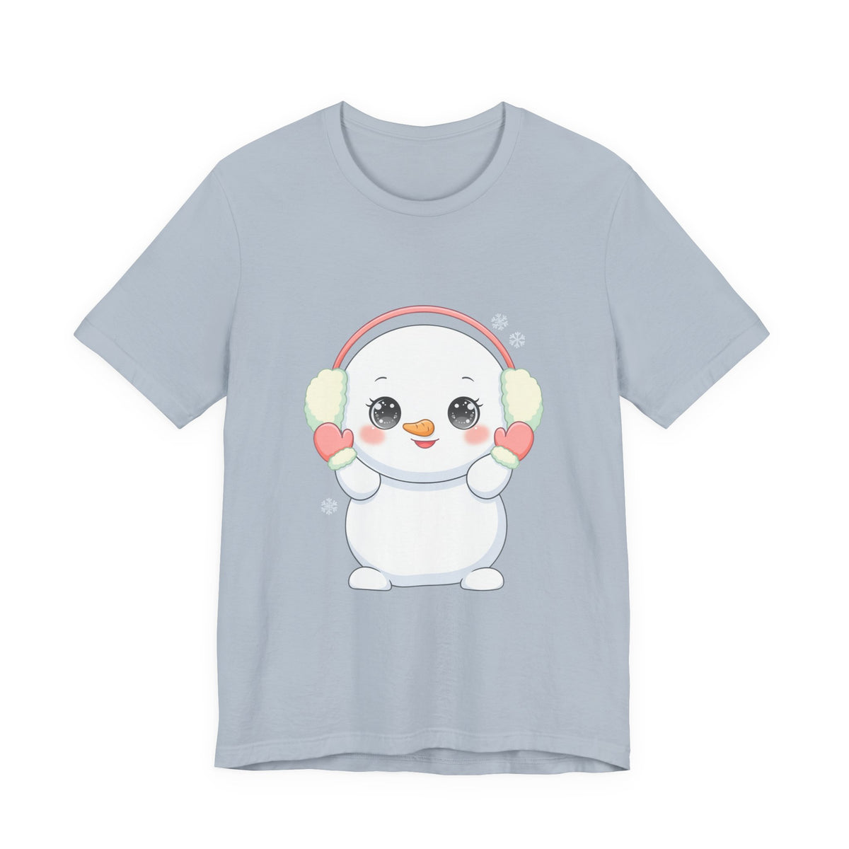 Kawaii Snowman T-Shirt for Cute Winter Style