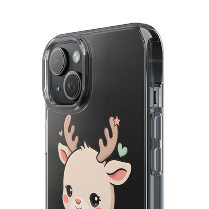 Kawaii Reindeer Phone Case for Cozy Holiday Cheer