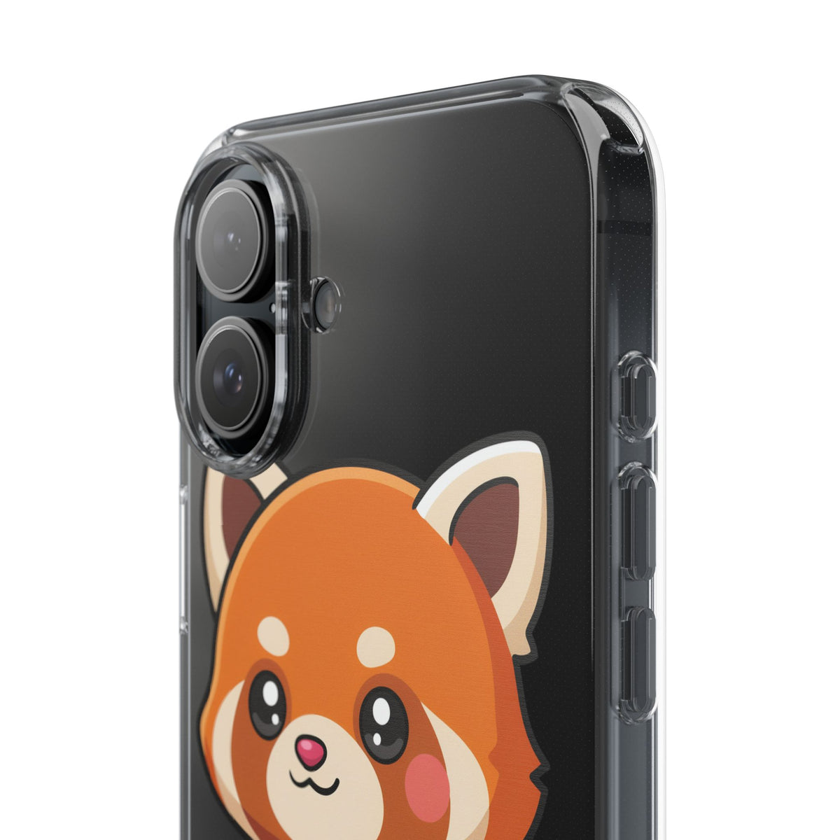 Red Panda Skateboard Phone Case, Cute Kawaii Style