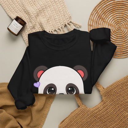 Cute Gamer Panda Sweatshirt for Cozy Gaming Nights