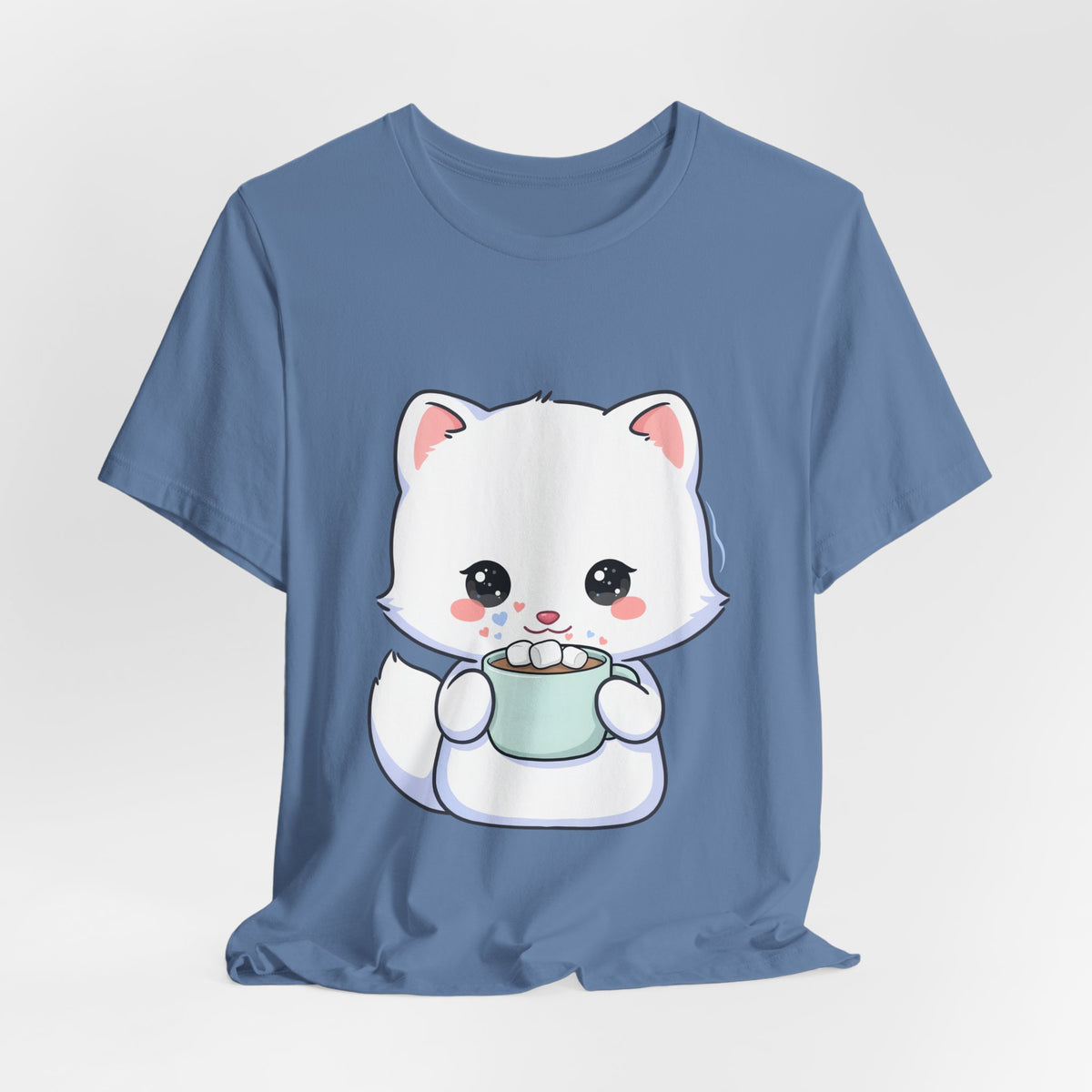 Kawaii Arctic Fox T-Shirt for Cozy Winter Gift Giving