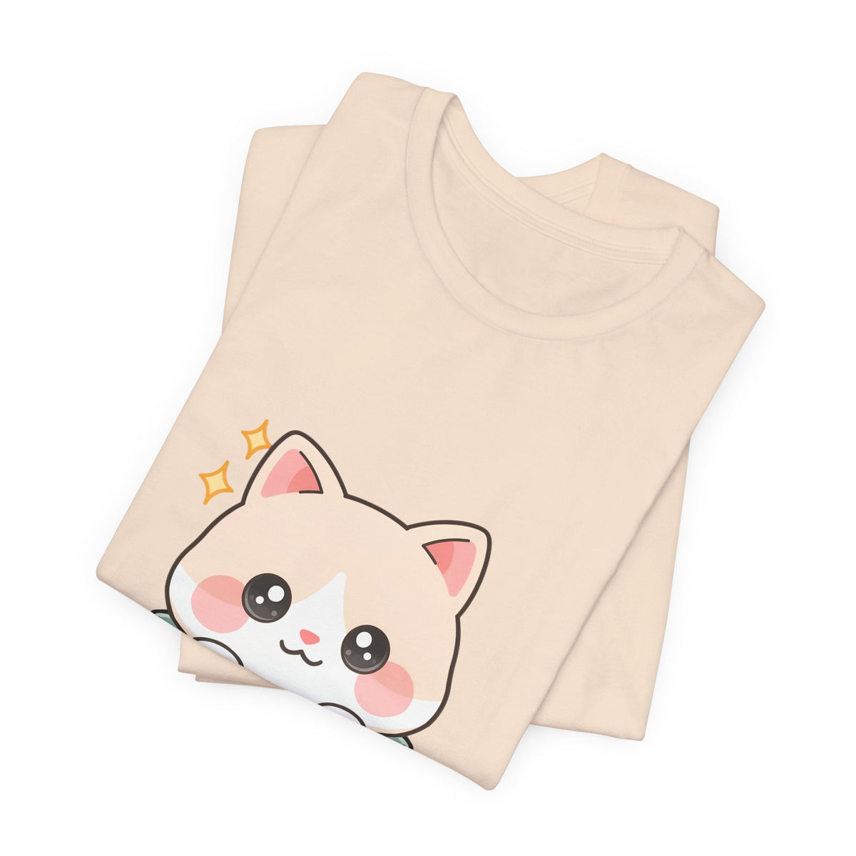 Kawaii Cat T-Shirt for Cute Cat and Chibi Art Fans