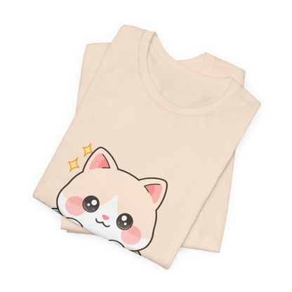 Kawaii Cat T-Shirt for Cute Cat and Chibi Art Fans