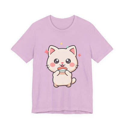 Kawaii Sushi Cat T-Shirt for Cat and Sushi Lovers