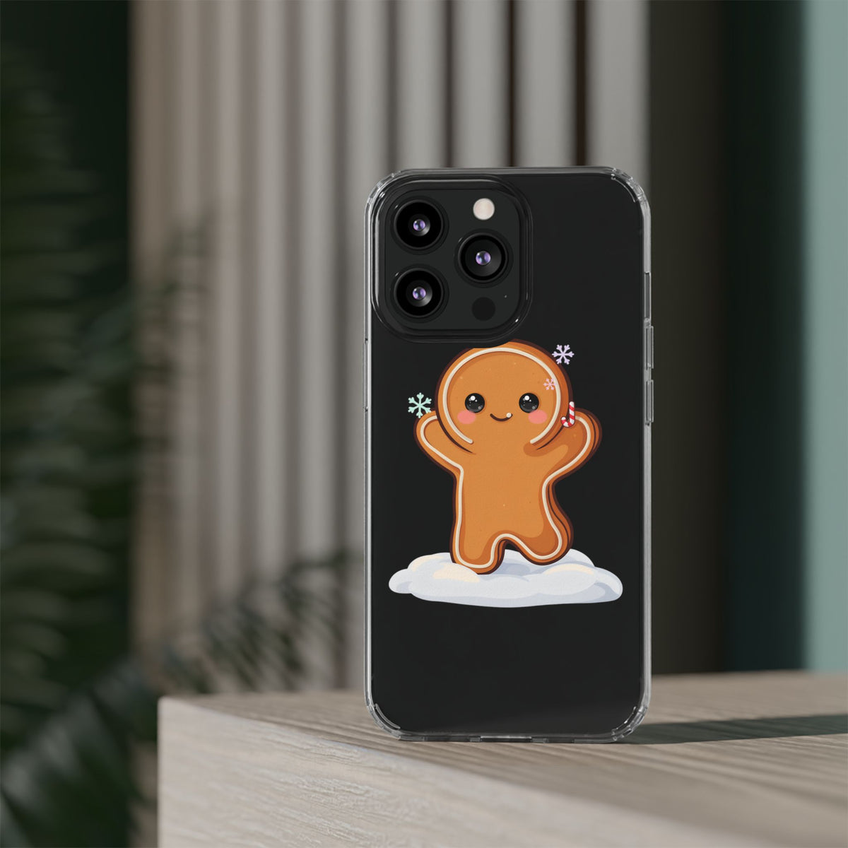 Kawaii Gingerbread Phone Case for Cozy Holiday Fans