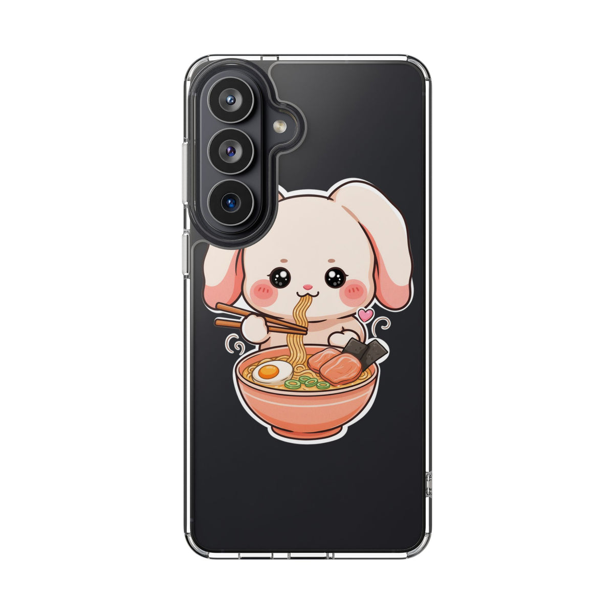 Kawaii Ramen Bunny Clear Impact-Resistant Case