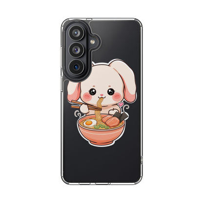 Kawaii Ramen Bunny Clear Impact-Resistant Case