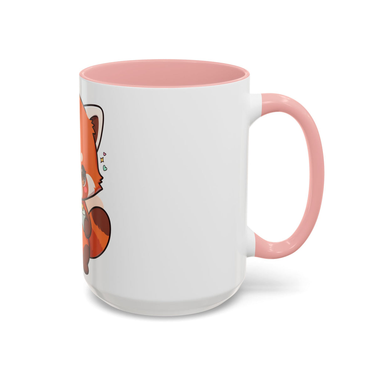 Red Panda Gamer Accent Coffee Mug for Cozy Desk Setups