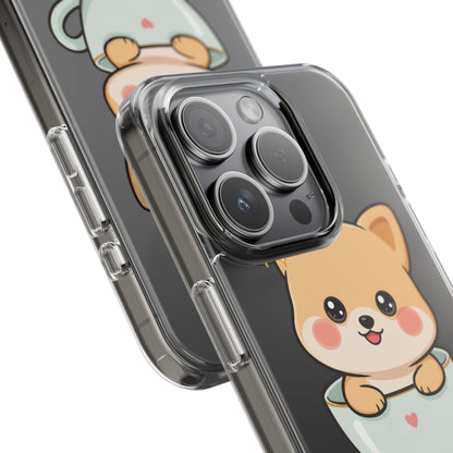 Kawaii Shiba Inu Phone Case – Cute Puppy in a Teacup