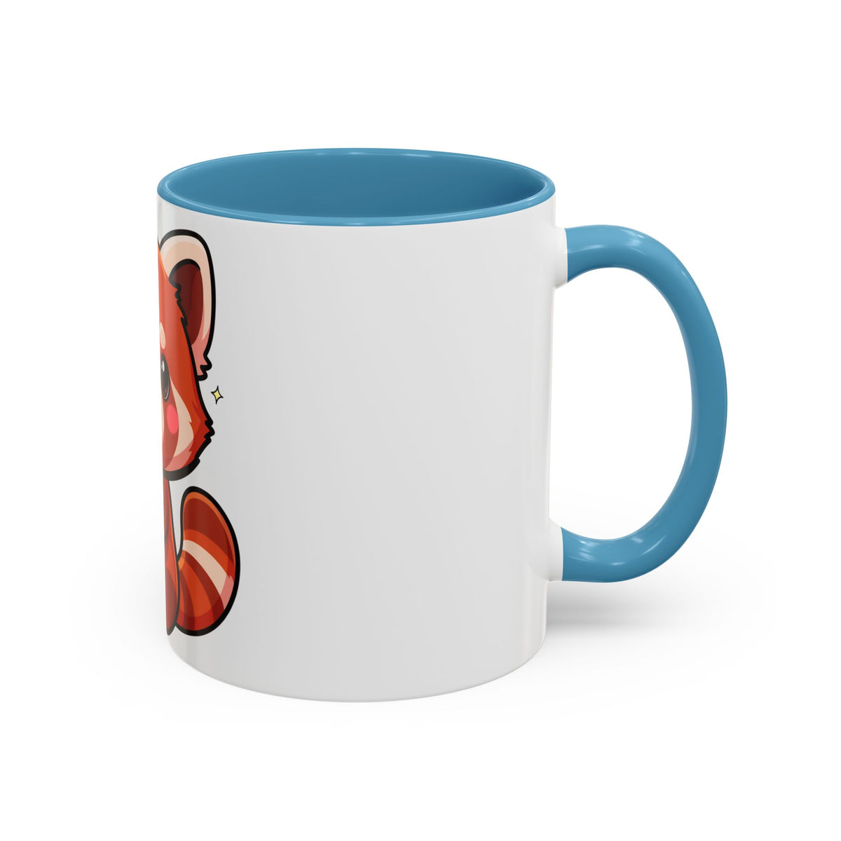 Kawaii Red Panda Accent Coffee Mug for Creative Days