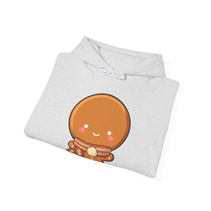 Kawaii Gingerbread Man Hoodie for Cozy Christmas Days