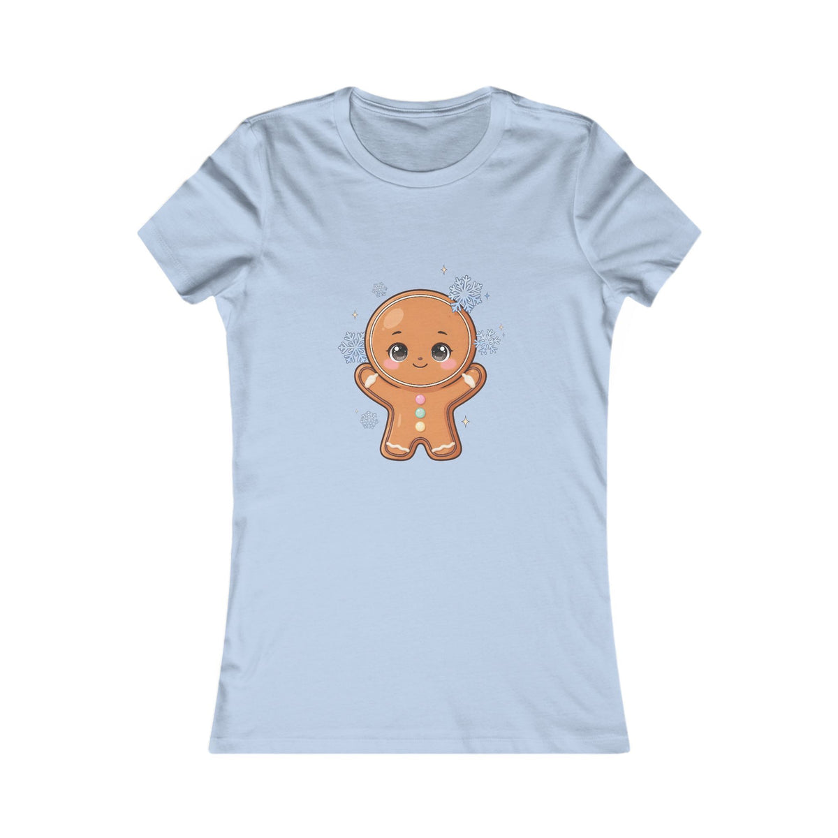 Kawaii Gingerbread T-Shirt for Cozy Winter Outings