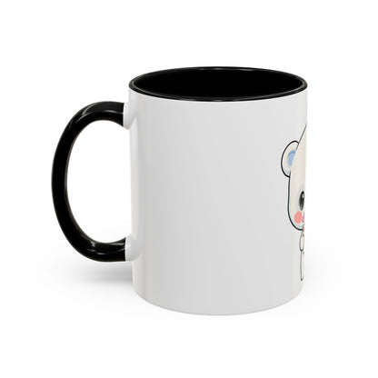 Kawaii Polar Bear Christmas Mug – Santa Letter Accent Mug
