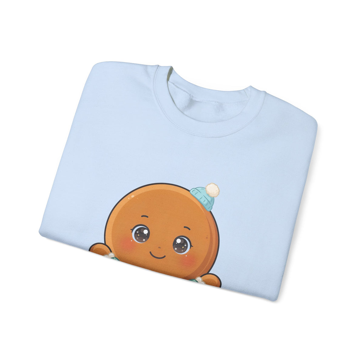 Kawaii Gingerbread Sweatshirt, Cute Christmas Crewneck