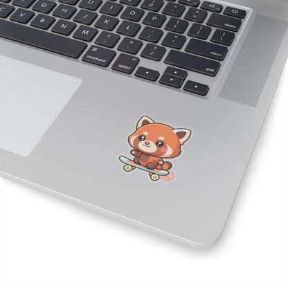 Kawaii Red Panda Skateboard Sticker for Cute Decor