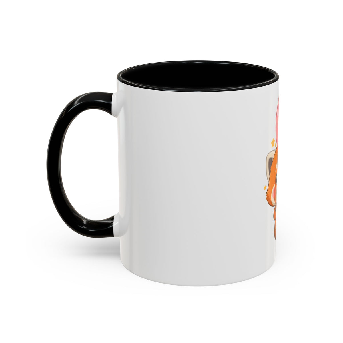 Kawaii Red Panda Accent Coffee Mug for Cute Animal Fans