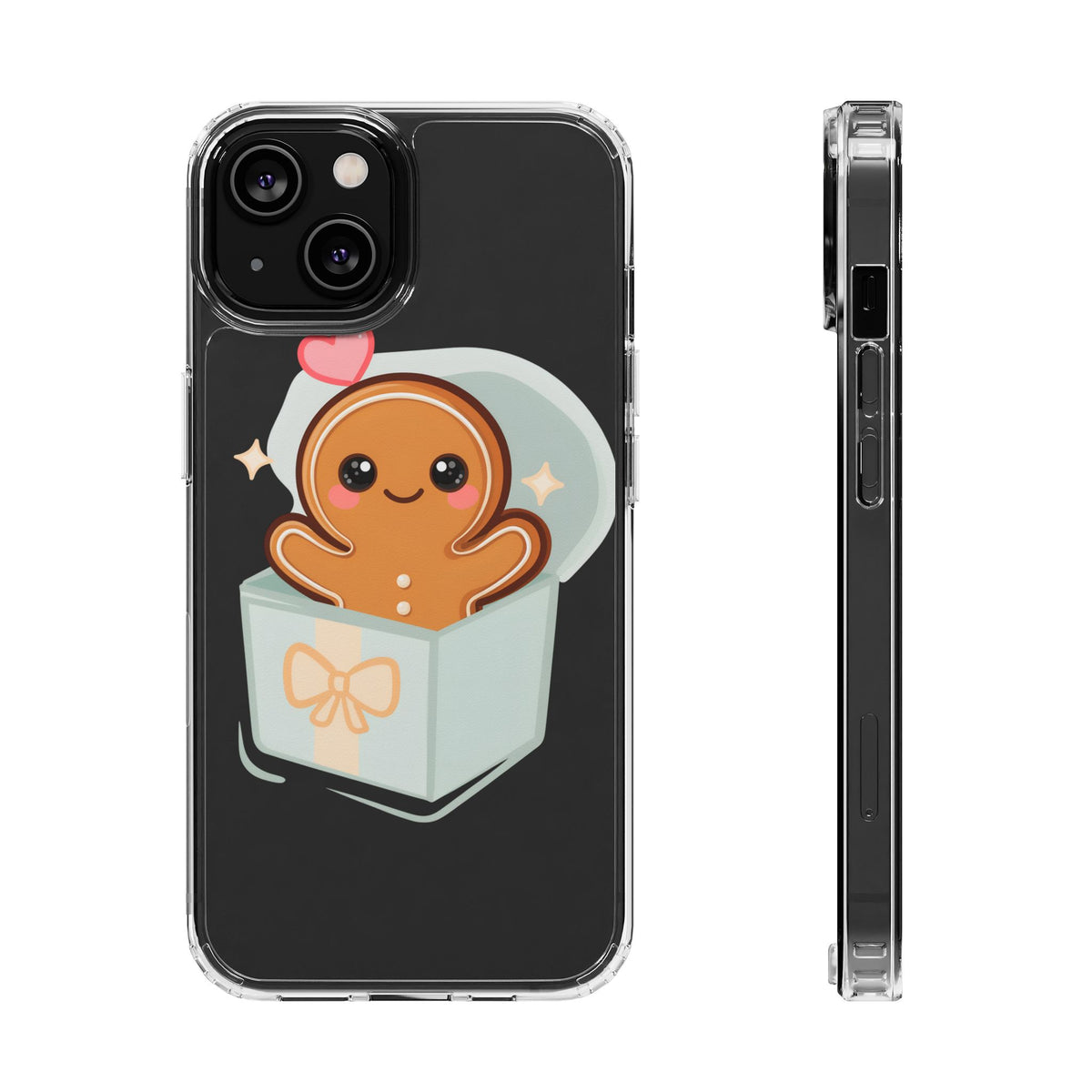 Gingerbread Man Phone Case – Kawaii Holiday Gift