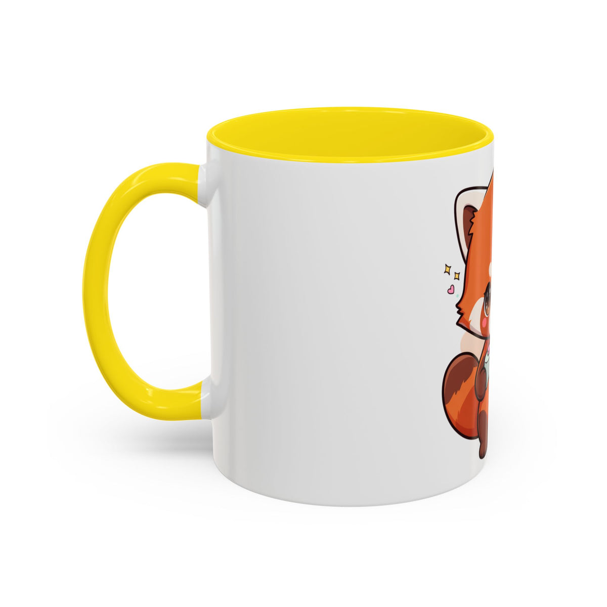 Red Panda Gamer Accent Coffee Mug for Cozy Desk Setups