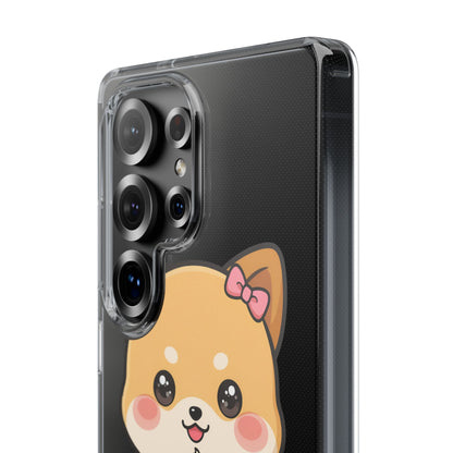 Kawaii Shiba Inu Phone Case with Latte