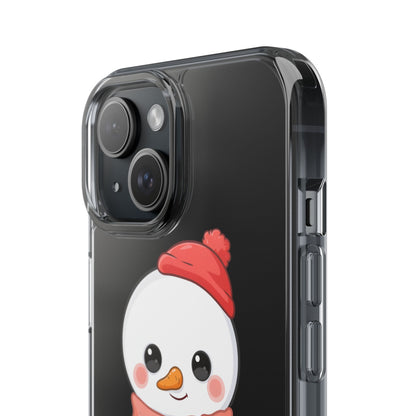 Kawaii Snowman Phone Case Reading to Santa