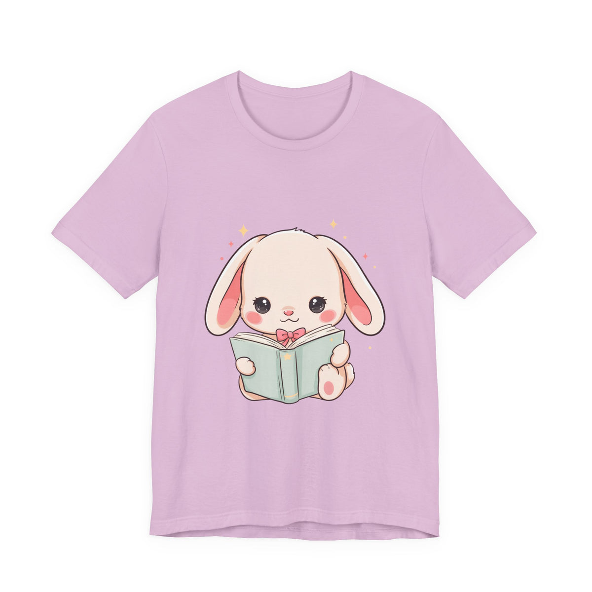 Book Lover Bunny T-Shirt – Cute Kawaii Reader Tee