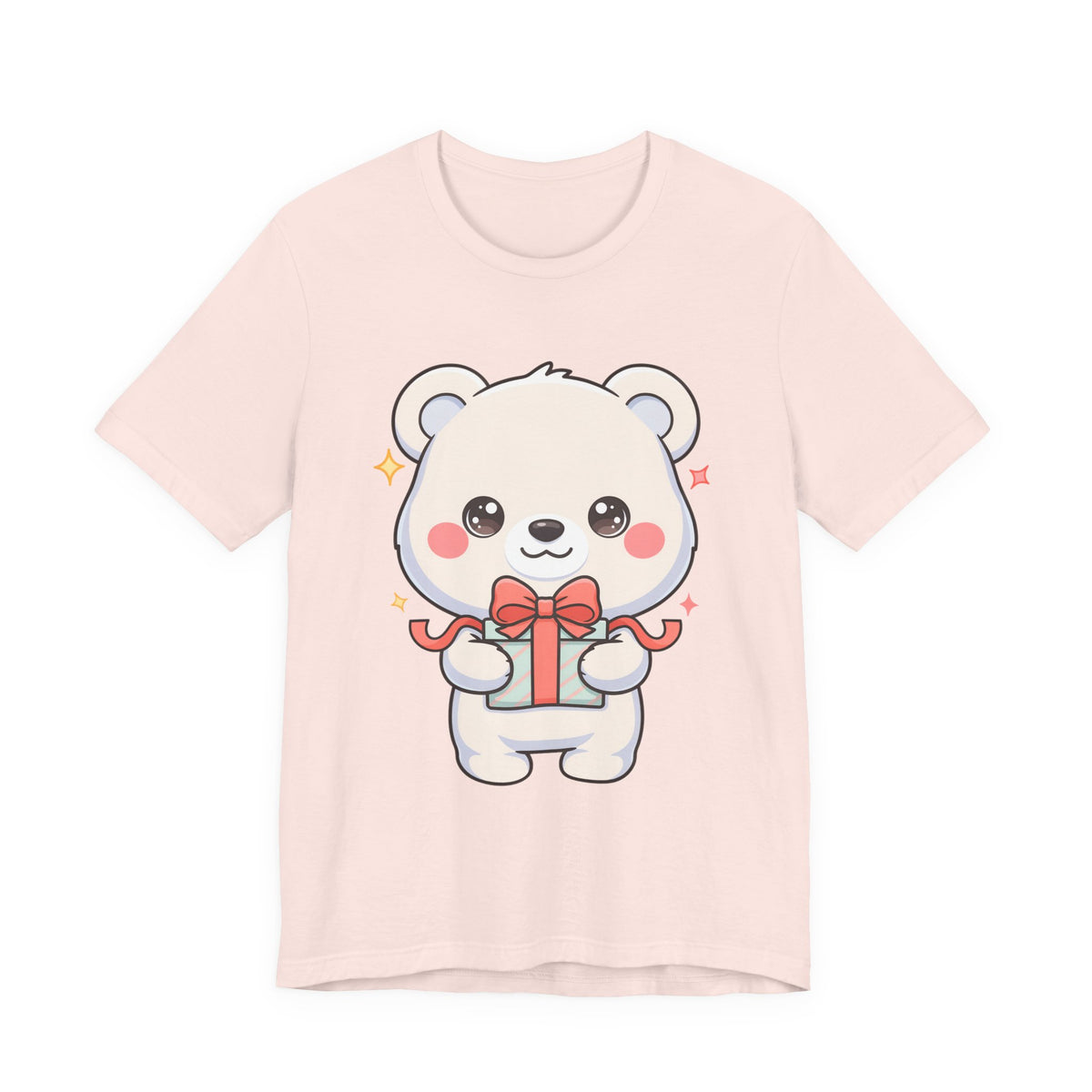 Kawaii Polar Bear Gift T-Shirt for Cute Holiday Cheer