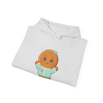 Kawaii Gingerbread Hoodie for Cozy Christmas Cheer