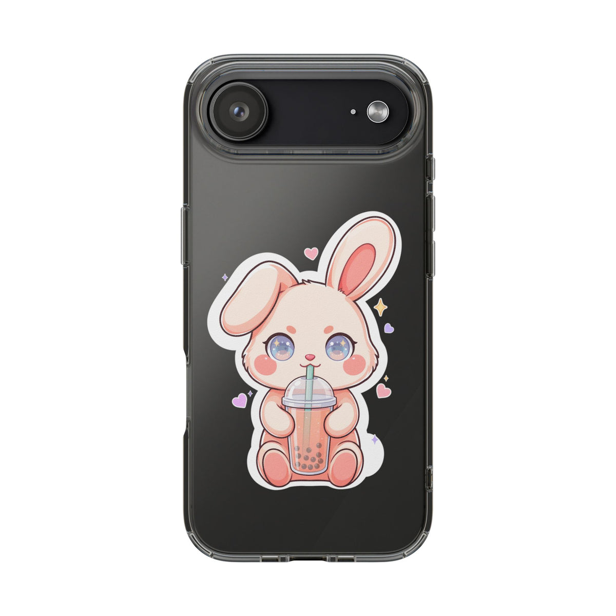 Kawaii Bunny Bubble Tea Phone Case for Boba Lovers