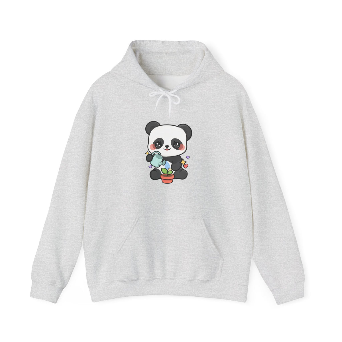Kawaii Panda Hoodie, Cute Plant Lover Gift