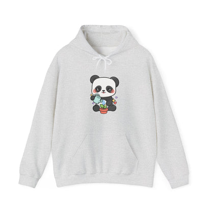 Kawaii Panda Hoodie, Cute Plant Lover Gift