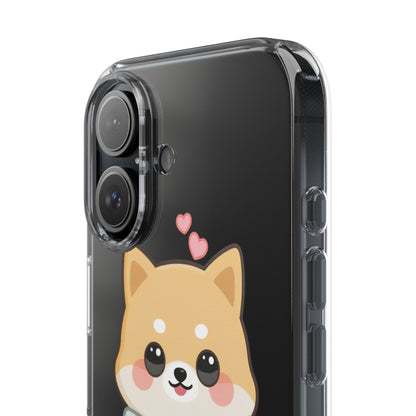 Kawaii Shiba Inu Phone Case, Cozy Valentine Gift