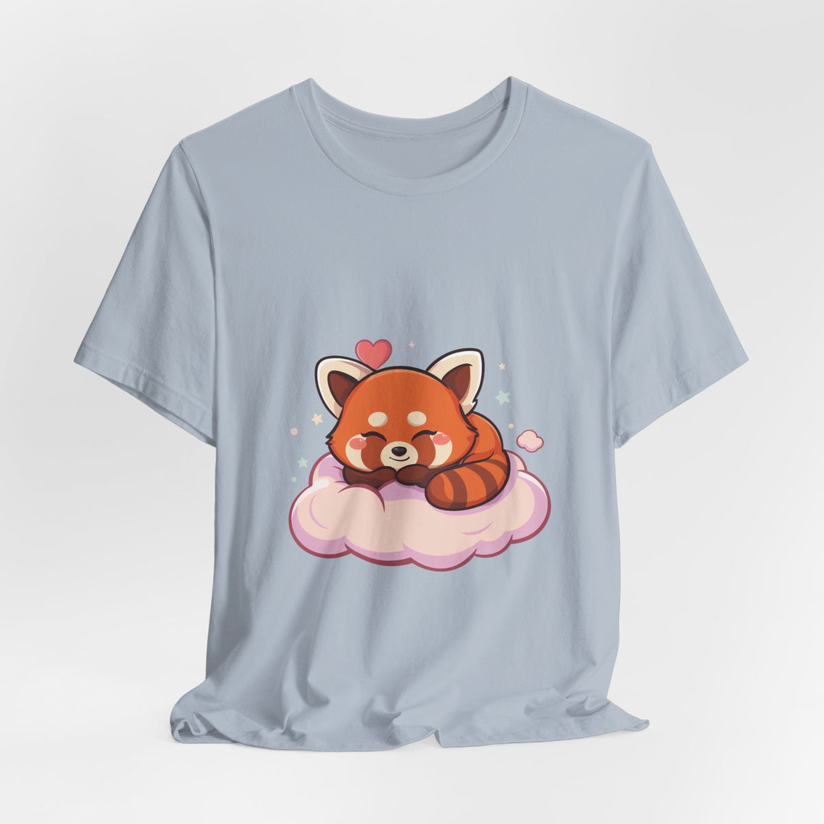 Kawaii Red Panda T-Shirt, Cute Sleeping Animal Tee