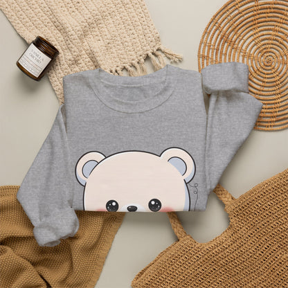 Kawaii Polar Bear Sweatshirt for Cozy Cute-Style Fans