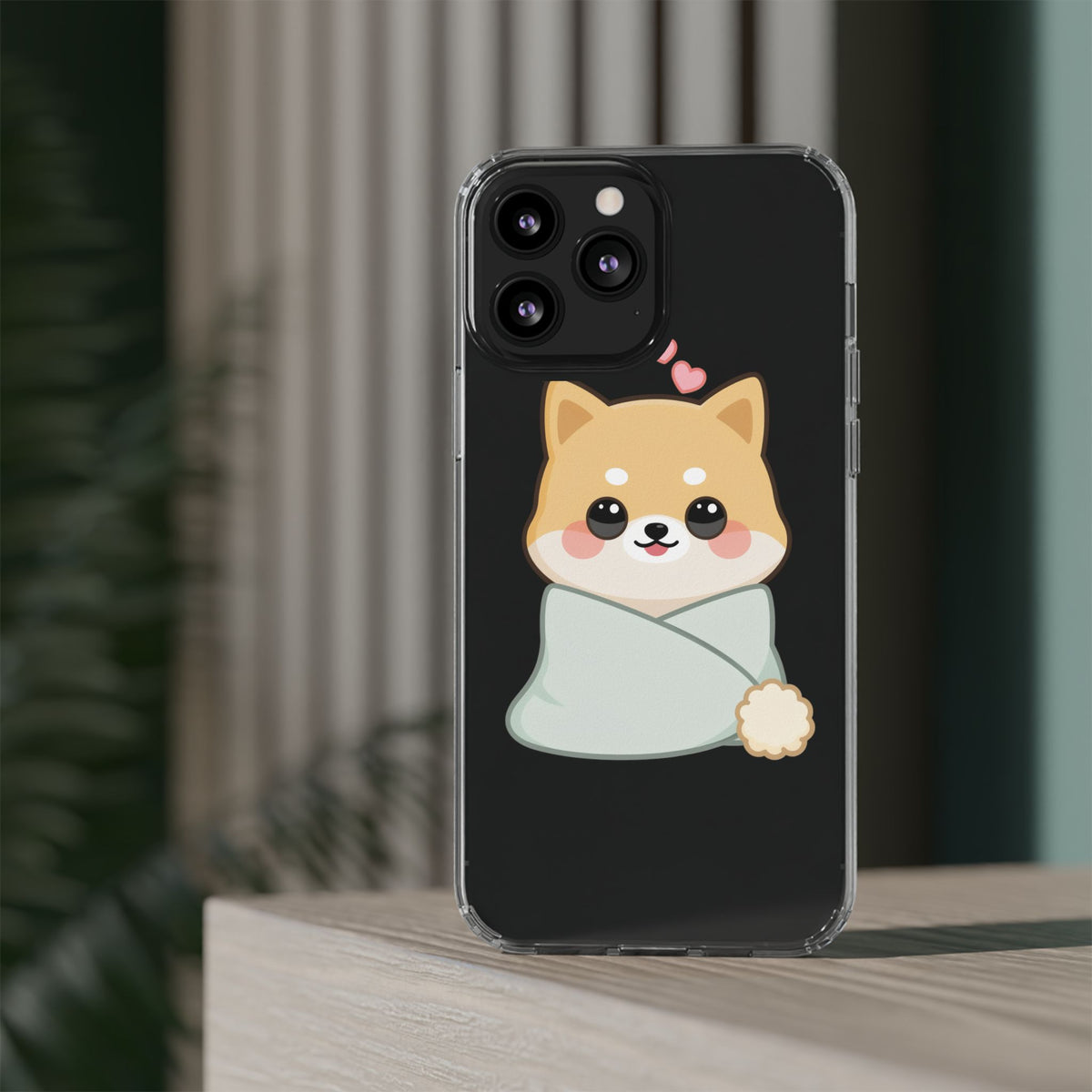 Kawaii Shiba Inu Phone Case, Cozy Valentine Gift