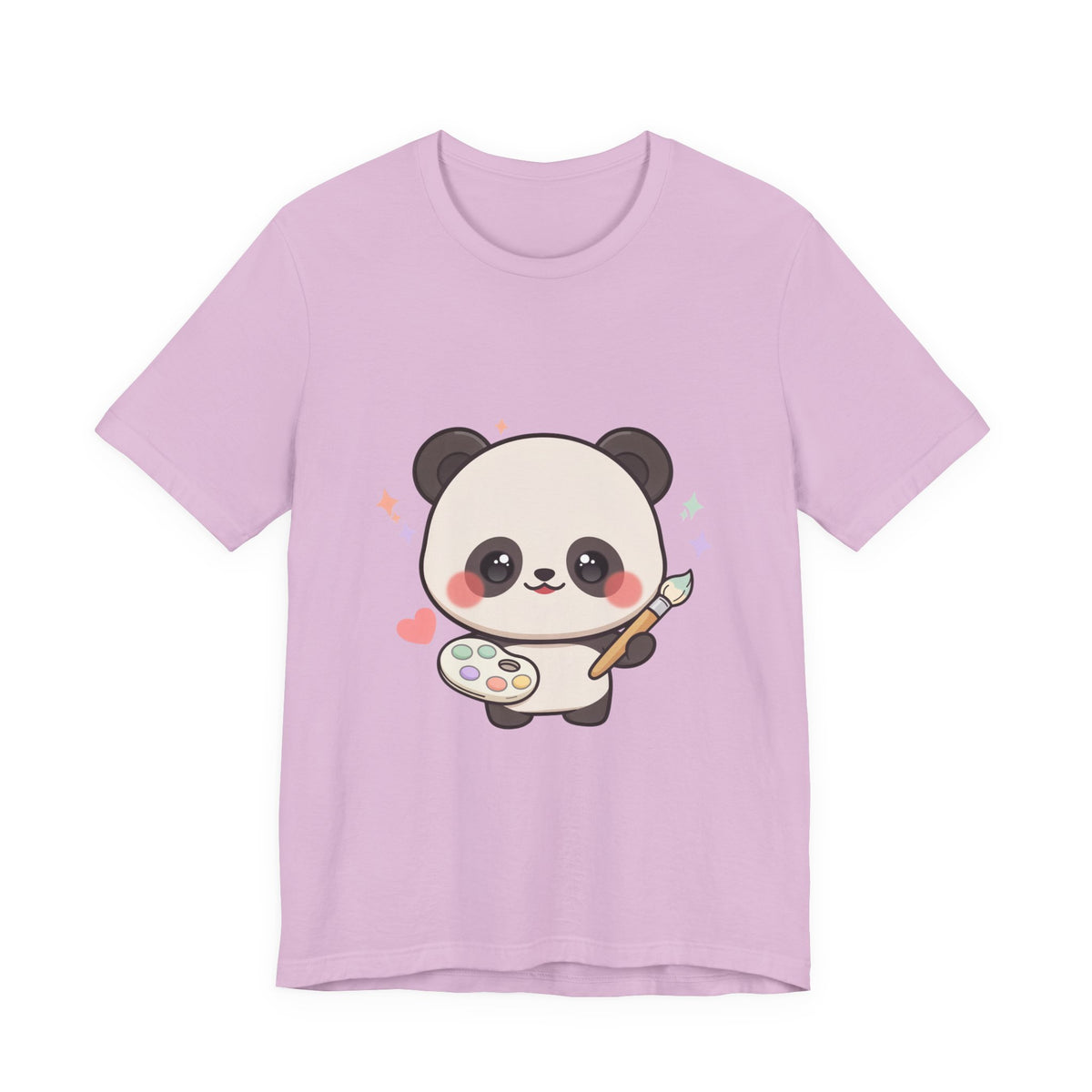 Kawaii Panda Artist T-Shirt for Creative Panda Fans