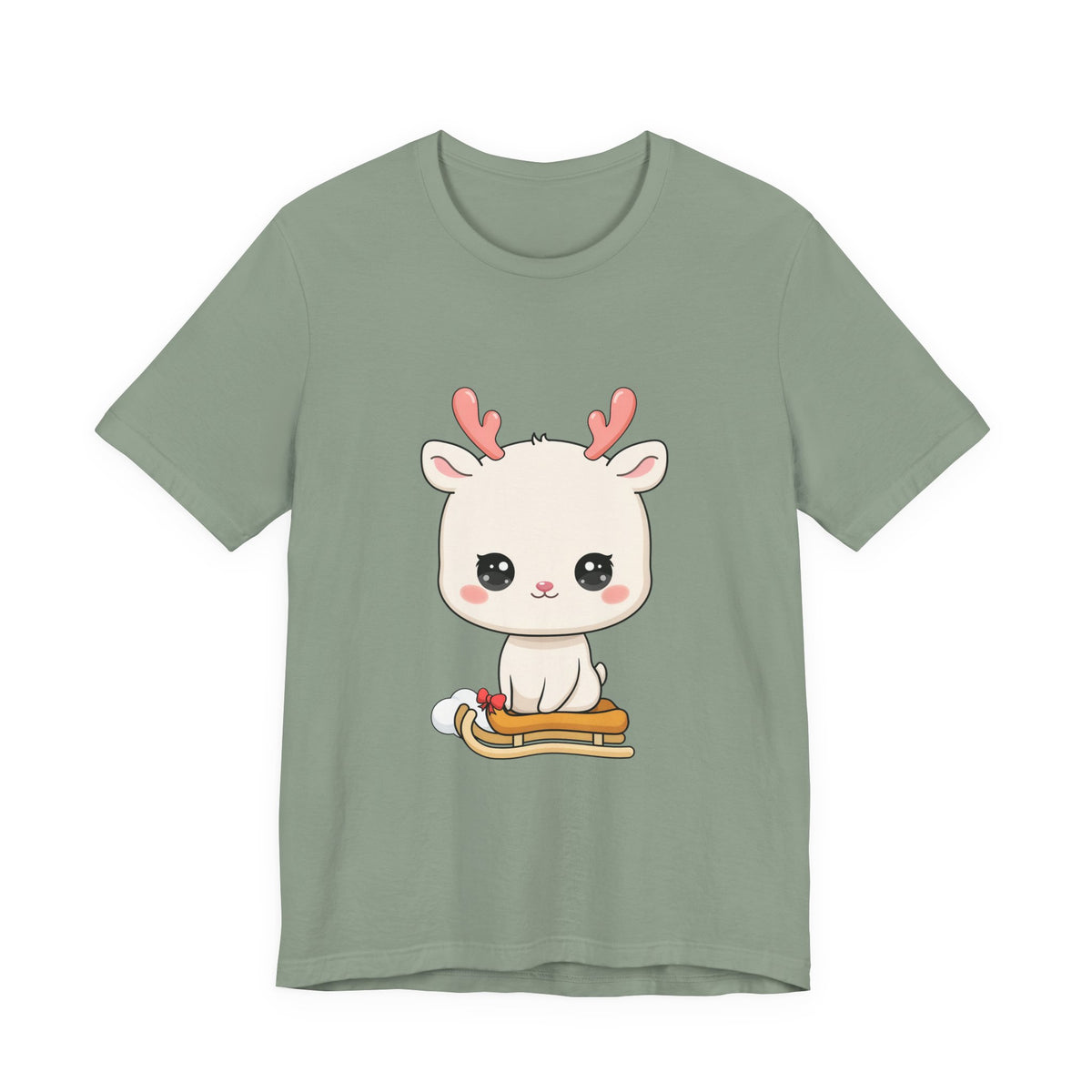 Kawaii Reindeer T-Shirt for Cozy Winter Days
