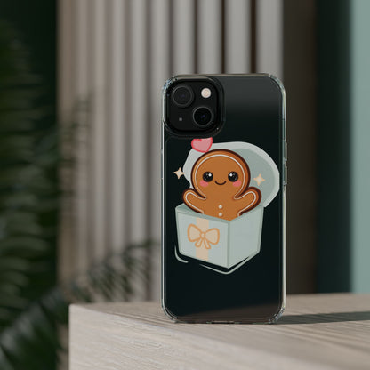 Gingerbread Man Phone Case – Kawaii Holiday Gift