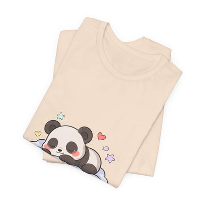 Sleeping Panda T-Shirt, Cute Kawaii Gift for Panda Lovers