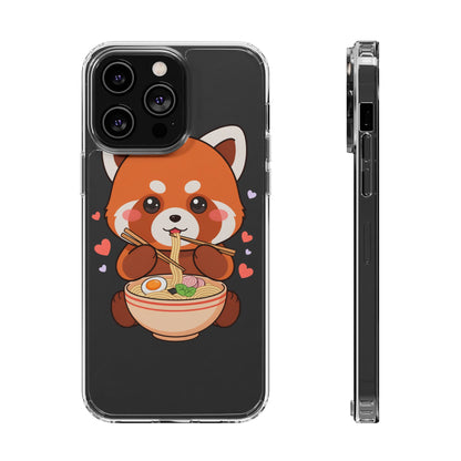 Red Panda Ramen Phone Case – Kawaii Food Lover Gift