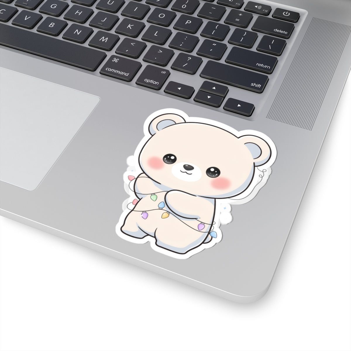 Kawaii Polar Bear Sticker for Cozy Desk Decor